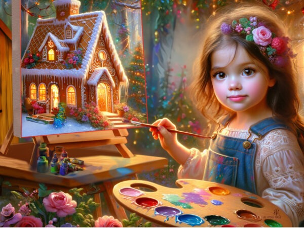 Young Painter Two (16" x 20")