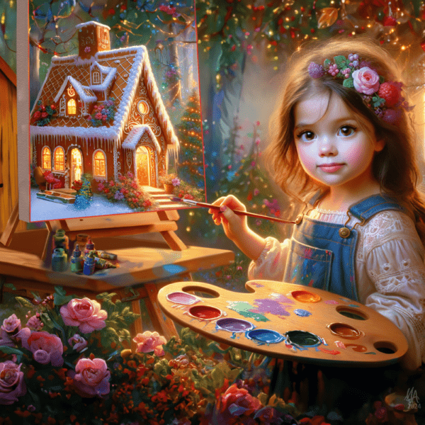 Artist Isabela (8 in x 8 in)