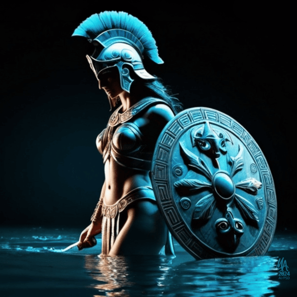 Spartan Women (8 in x 8 in)